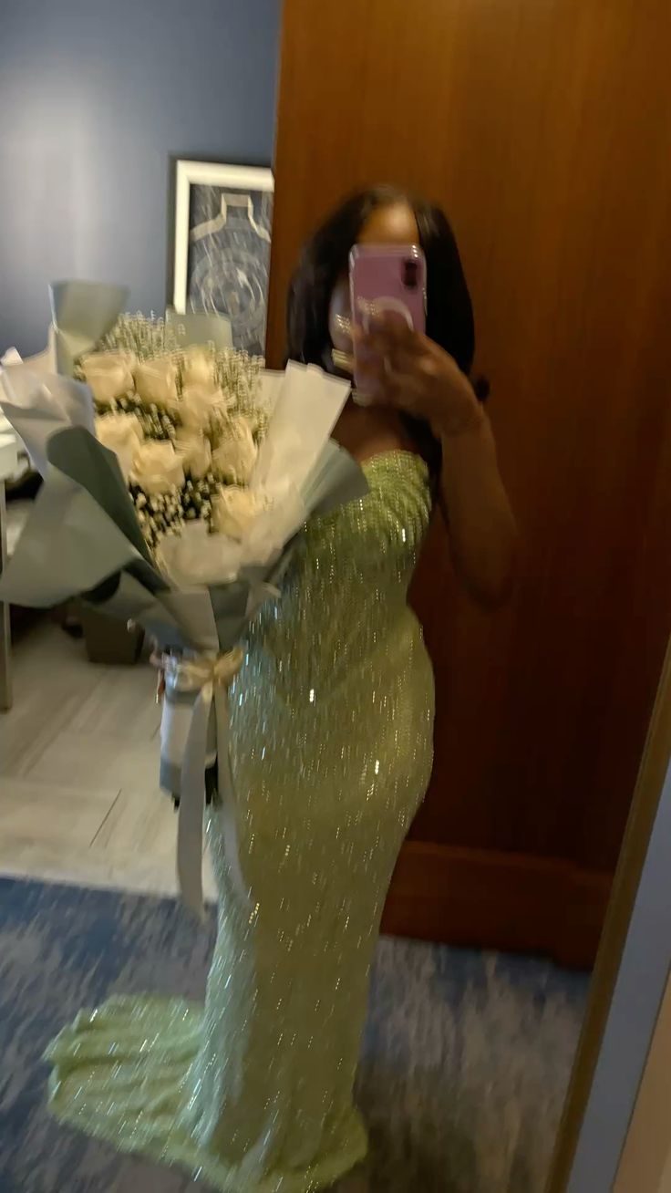 Robe de bal sirène unique à paillettes jaunes et décolleté en cœur, robe longue de soirée pour 23e anniversaire, robe de remise de diplôme RB953