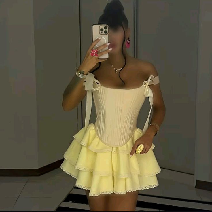 Classic Ball Gown Straps Yellow For Black Girl Night Dinner Party Dress Short Mini 24th Birthday Dresses Hoco Outfit Ideas RB3656