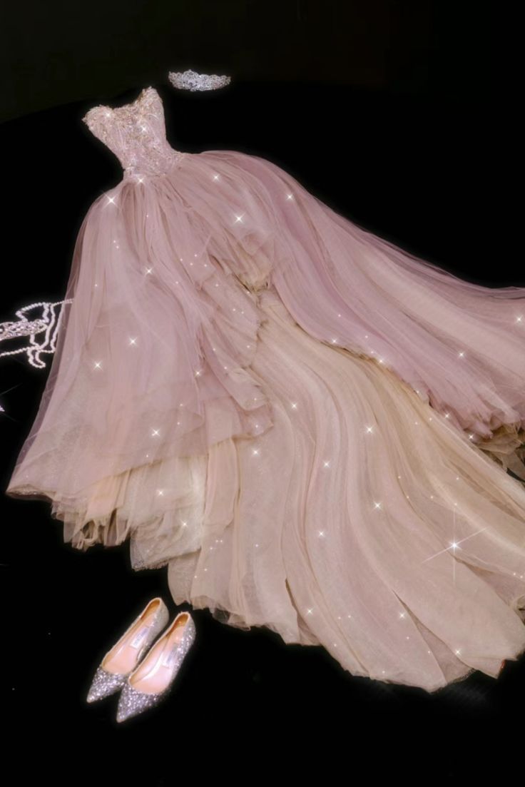 Robe de bal bustier unique en tulle rose poudré, robe de soirée longue, tenue pour un 22e anniversaire, robe de remise de diplôme AB302
