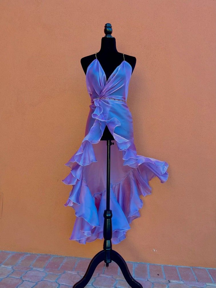 Magnifique robe de bal à col licou et dos nu, couleur raisin, pour adolescentes, tenue de soirée formelle, RB2109