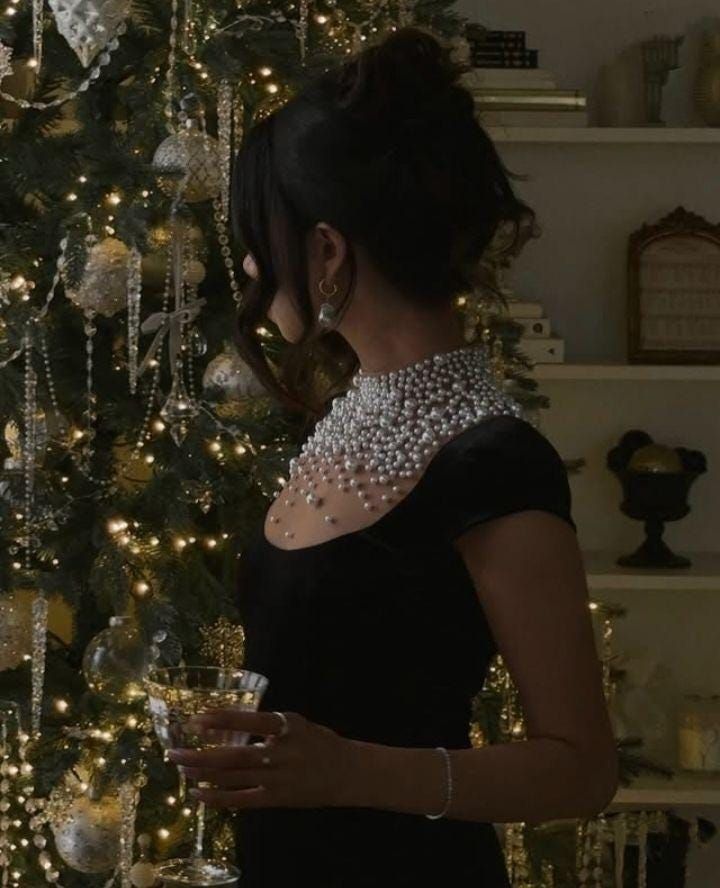 Schwarzes Samt-Abendkleid mit Perlenverzierungen, Partykleid, Geburtstagskleid, Ballkleid AB1634