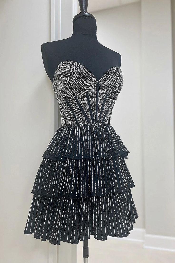 Zarte Sweetheart Glitzer Prinzessin Heimkehrkleider mit Rüschen RB3204