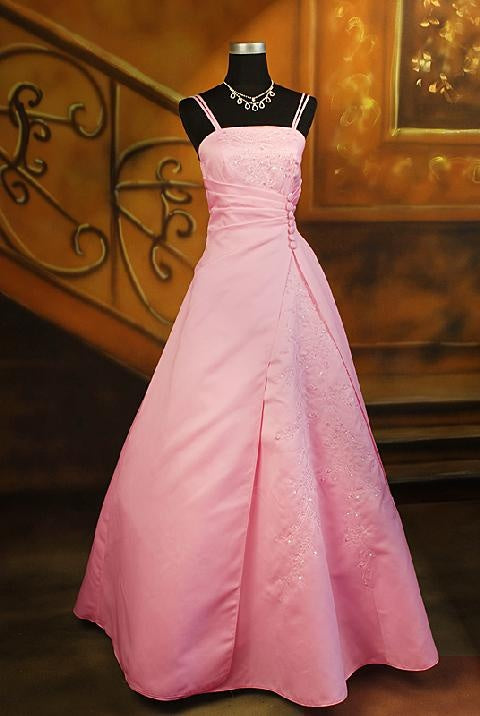 Robes de bal vintage, bretelles spaghetti, sans manches, longues robes de soirée roses pour femmes N4187