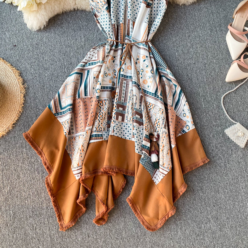 Cute Irregular Off-the-shoulder Short Dress RF0275