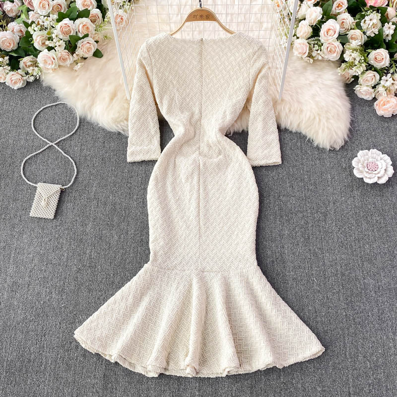 Hochwertiges Fischschwanzkleid, modisches Kleid RF0240