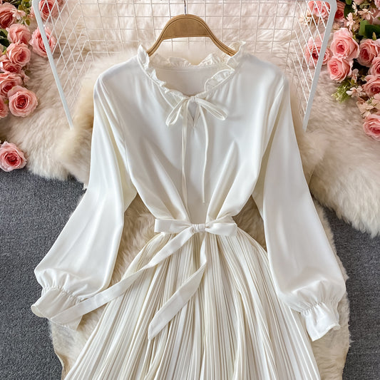 Cute A Line Short Dress Long Sleeve Fashion Dress RF0166