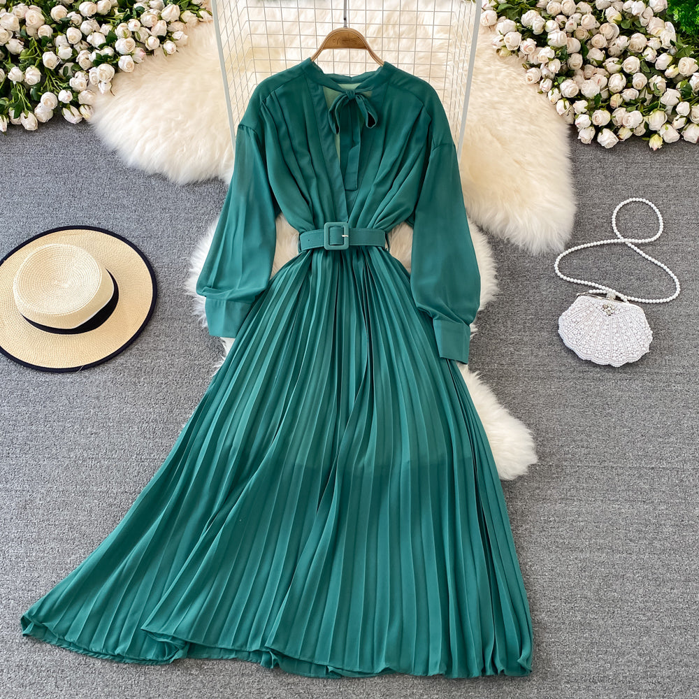 Elegant Chiffon A Line Dress Fashion Dress RF0141