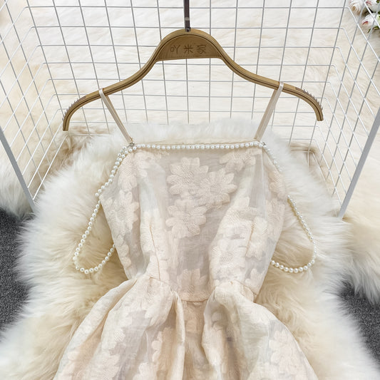 Champagne A Line Short Dress Fashion Dress RF0083
