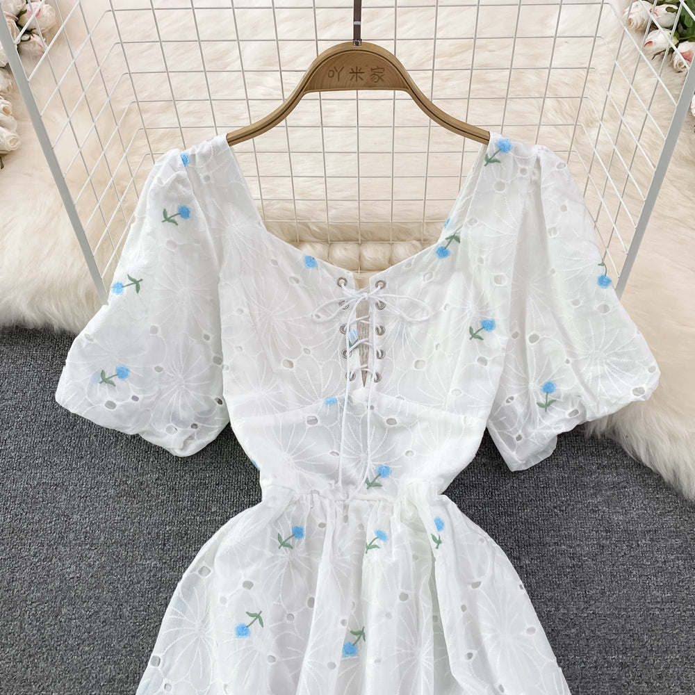 Cute Floral A Line Dress Fashion Dress RF0080