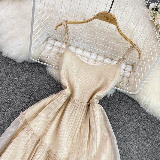 Champagne A-line Short Dress Fashion Dress RF0050