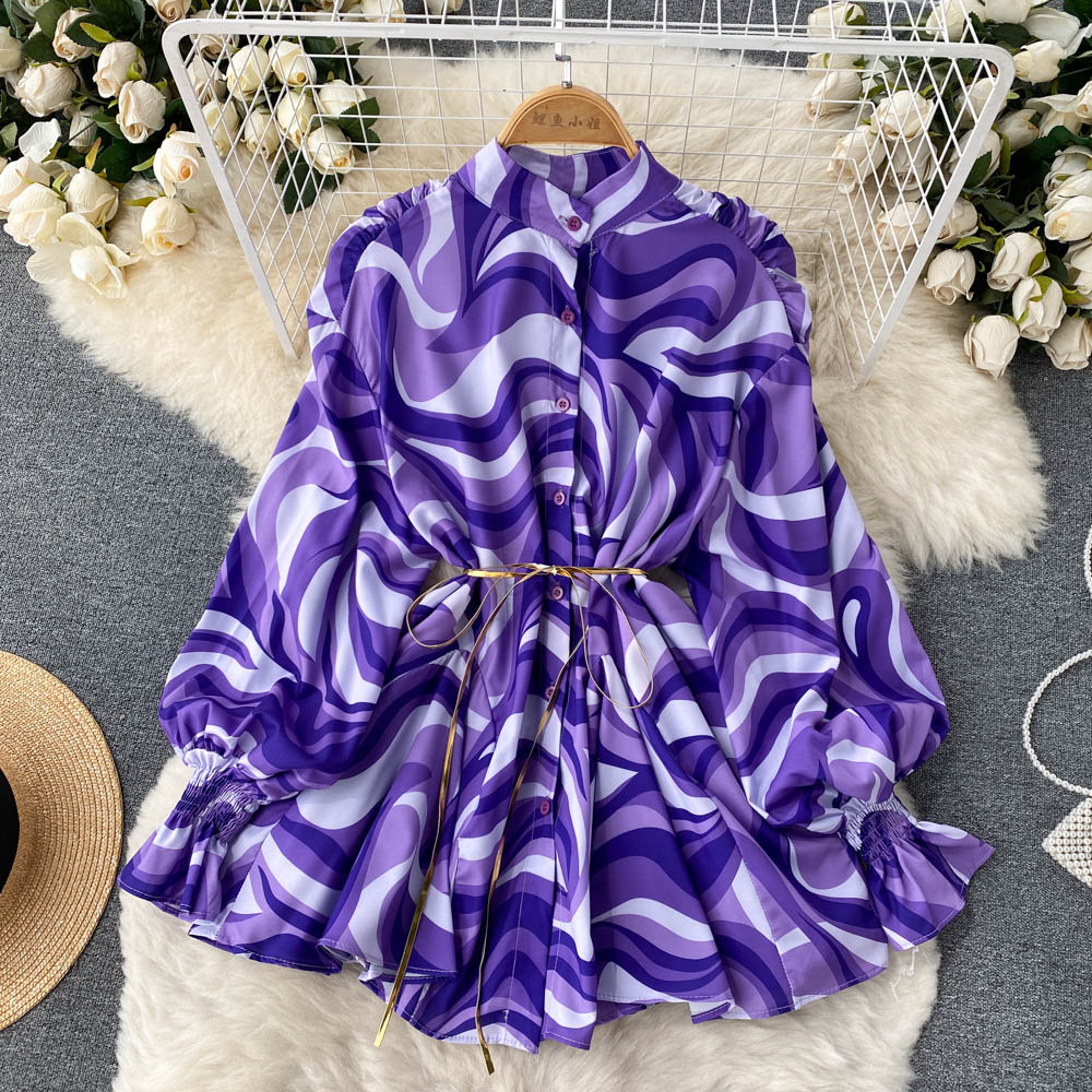 Cute A-line Long Sleeve Dress Fashion Dress RF0034