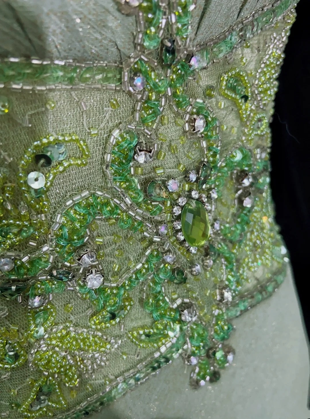 Robe de soirée courte trapèze verte en mousseline avec col licou pour femme, idées de tenues de retour à la maison N3375