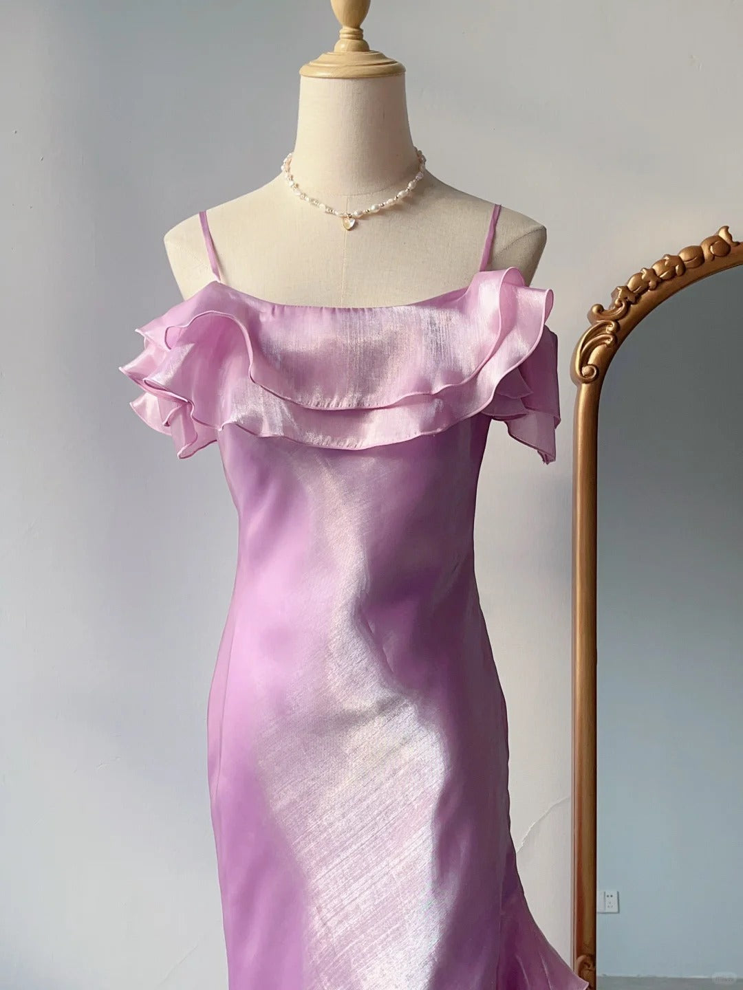 Robes de bal vintage fourreau à fines bretelles rose années 1970 sans manches asymétrique robe de soirée formelle RB3253
