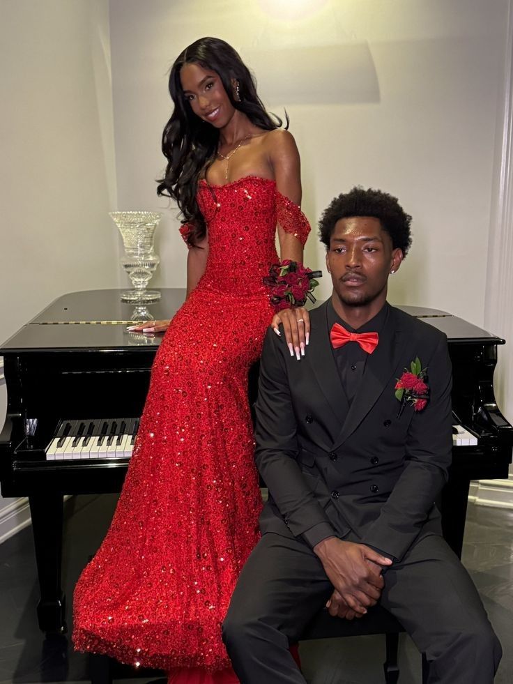 Sparkly Prom Dresses Off The Shoulder Red Sequins Senior Fashion Long Prom Dresses Party Gowns AB351