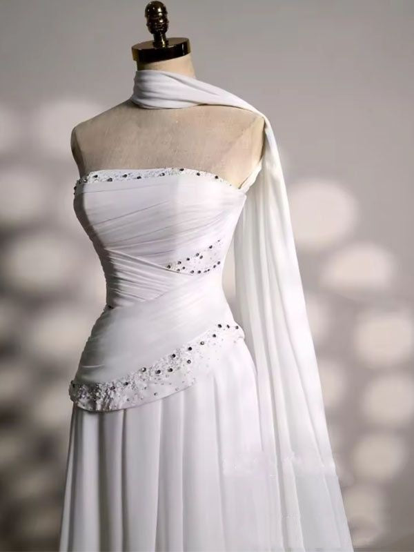 Elegantes, trägerloses, blaues A-Linien-Abendkleid für Damen, langes, formelles Kleid für Abschlussball, 16. Geburtstag, Damenkleid AB1222