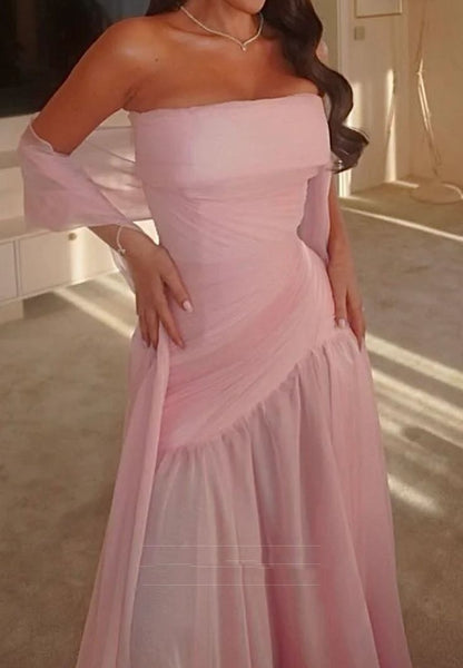 Ärmelloses, gerades, plissiertes A-Linien-Abendkleid mit geradem Schnitt, Ballkleid AB1913