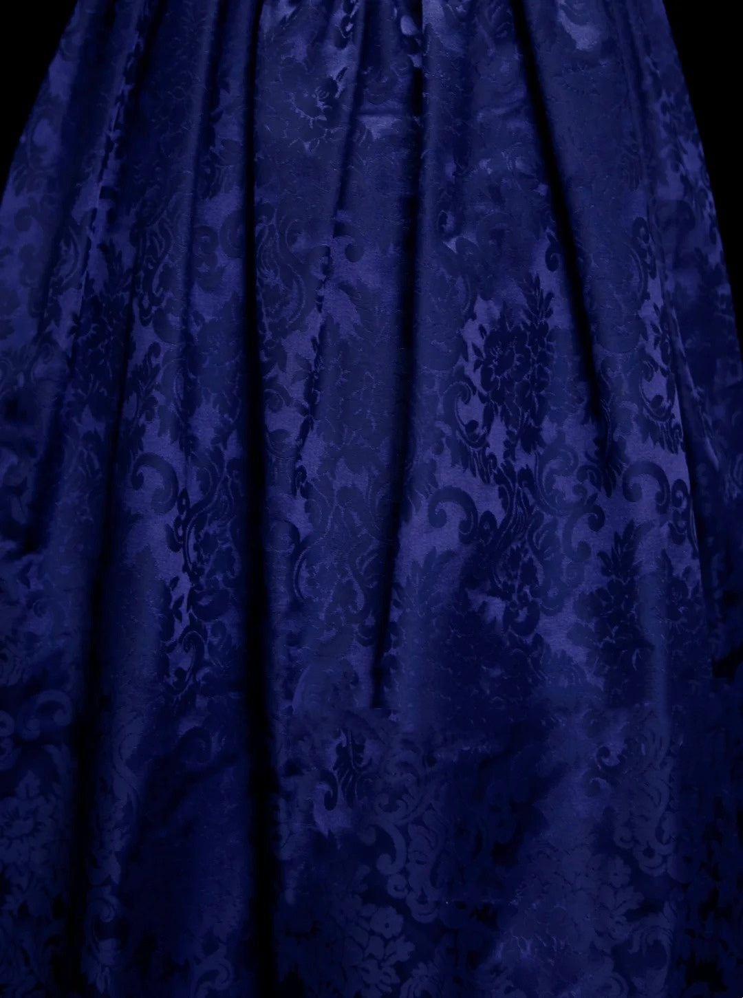 Vintage Ball Gown Royal Blue 1980s With Appliques College Formal Outfit Prom Graduation Dresses For Teens N1319