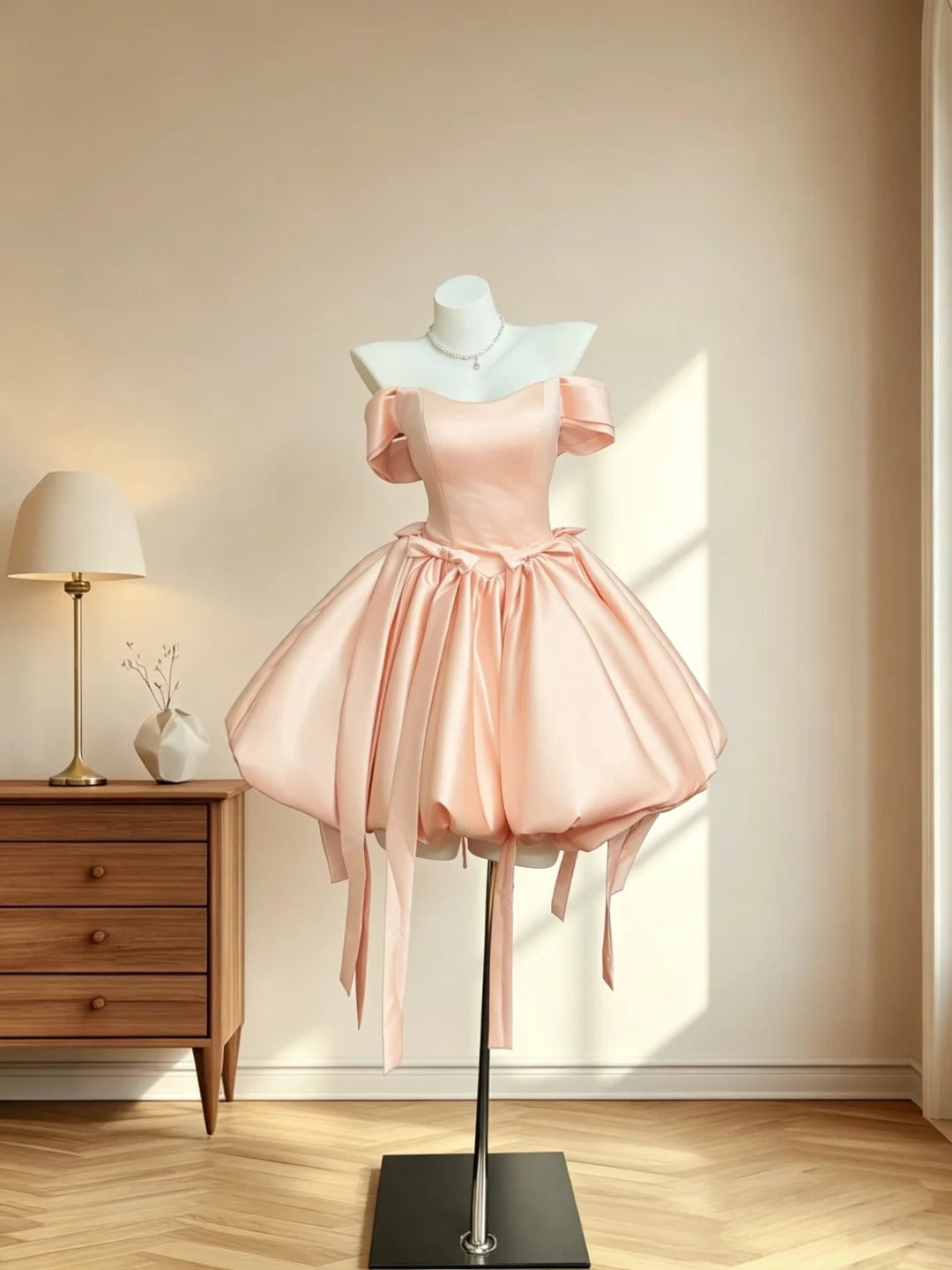 Pretty Outfit Ideas For Teens Girls Mini Senior Inspo Short Blush Pink Ball Gown Birthday Outfits Homecoming Dress RB3060