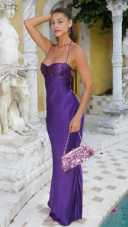 Elegant Mermaid Spaghetti Straps Burgundy Deep Red Satin Long Prom Dresses Formal Party Gowns Vestidos De Dia AB573