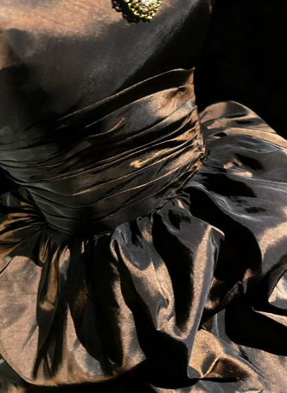 Glam Ballkleid Sweetheart Schokoladen Partykleid 16. Geburtstag Abendkleid Heimkehrkleider N3809