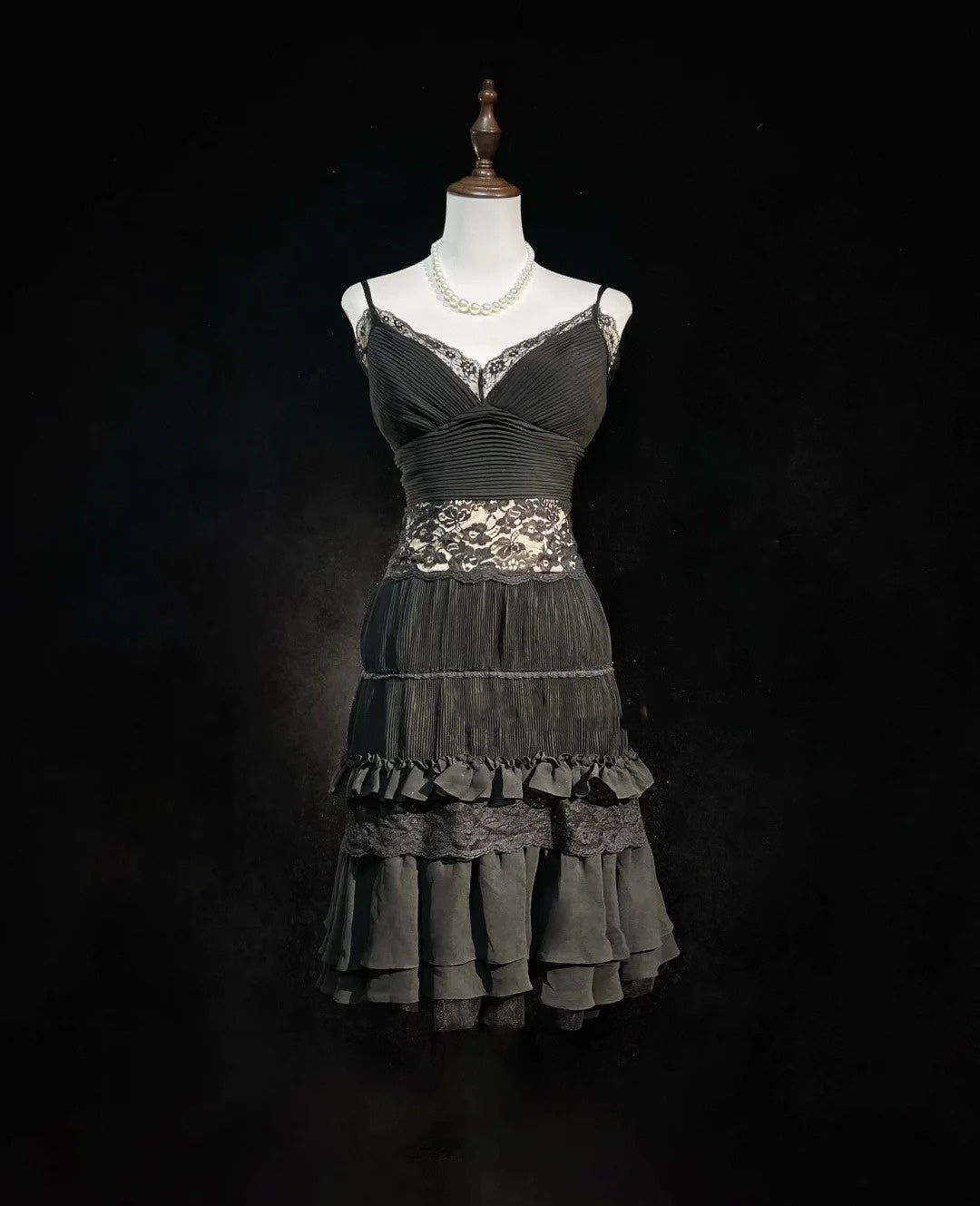 French Style A Line Spaghetti Strap Black Chiffon Short Mini Homecoming Dresses N2458