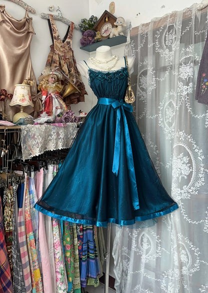 Wunderschönes Ballkleid mit Spaghettiträgern und Schleife, 12. Klasse, kurze knielange ästhetische Homecoming-Kleider RB4364