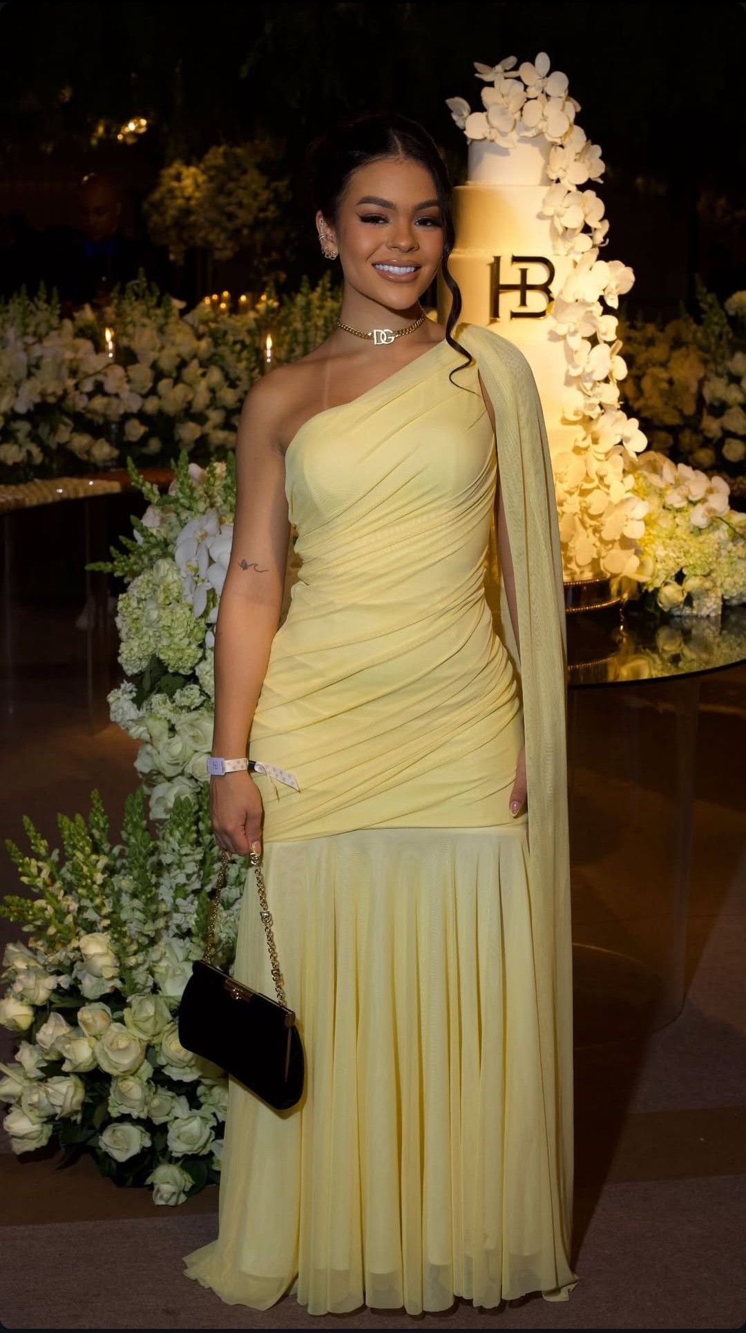 Timeless A Line One Shoulder Chiffon Yellow Prom Dress Inspiration Long Party Formal Prom Dresses RB704