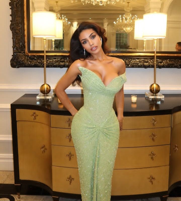 Nouvelle Arrivée Robe de Soirée Élégante Verte Robe de Bal Sirène Moulante pour Femmes N4069