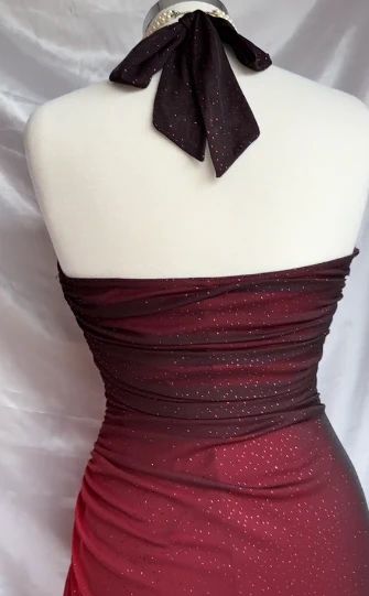 Elegantes, figurbetontes Abendkleid aus königsblauem Chiffon mit Ombré-Effekt in A-Linie, langes, formelles Ballkleid, 16. Geburtstagskleid AB1298