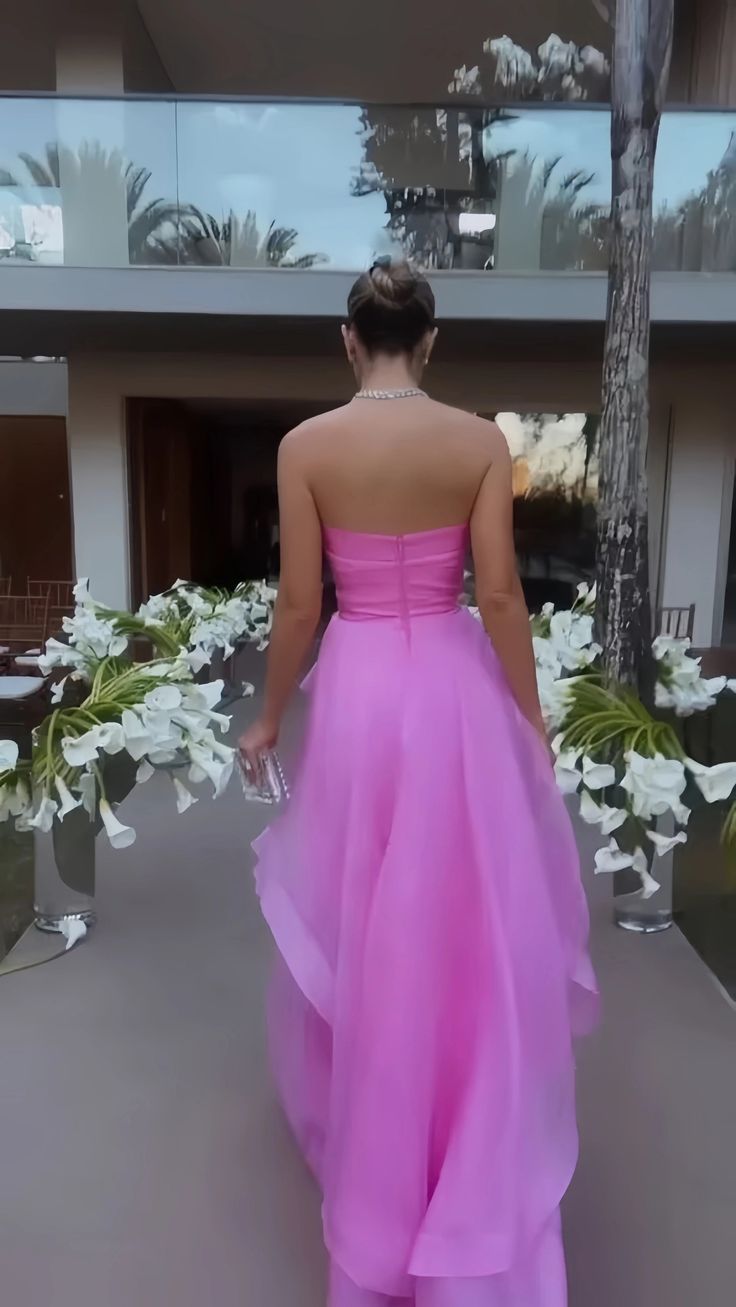 Robe de bal élégante sans bretelles en tulle orange poudré, robe de soirée longue et formelle pour femme, robe de bal de fin d'année pour un anniversaire de 16 ans AB1291