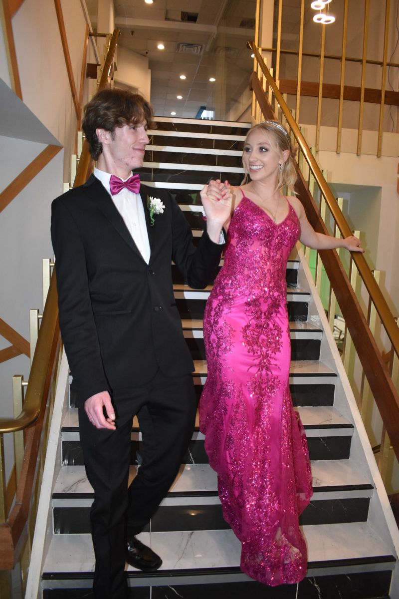 Glitzerndes Meerjungfrauen-Abendkleid für Damen, pinkfarbene Pailletten, langes formelles Ballkleid, AB1716