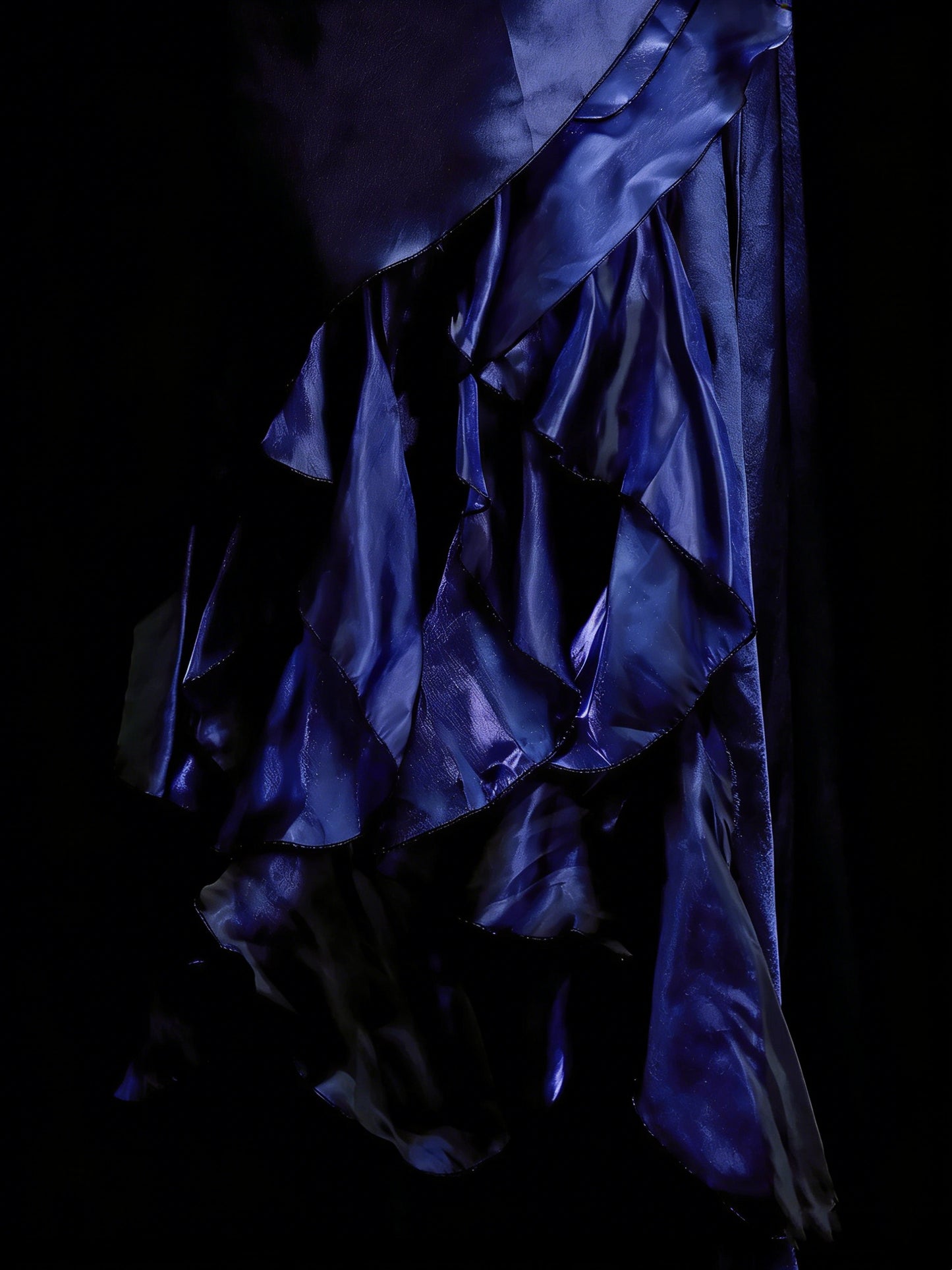 Vintage-Abendkleid im A-Linien-Stil mit Spaghettiträgern, 80er/70er Jahre, Marineblau, für Teenager, College, formelle Anlässe, Abschlussball, N1143