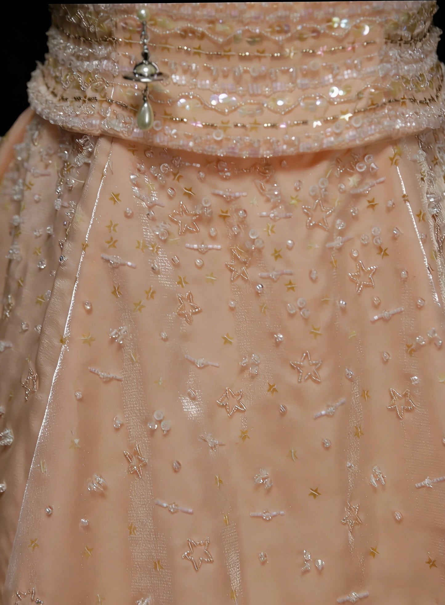 Cute Ball Gown Straps Blush Pink Satin With Beadings Long Party Gowns Prom Dresses N2124