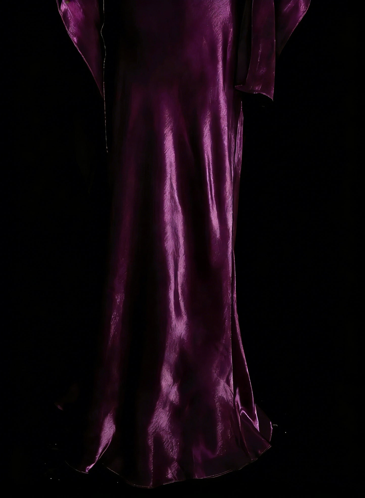 Robes de bal vintage esthétiques Années 60 Rétro Sirène Bretelles fines Robe de soirée longue violette N2130