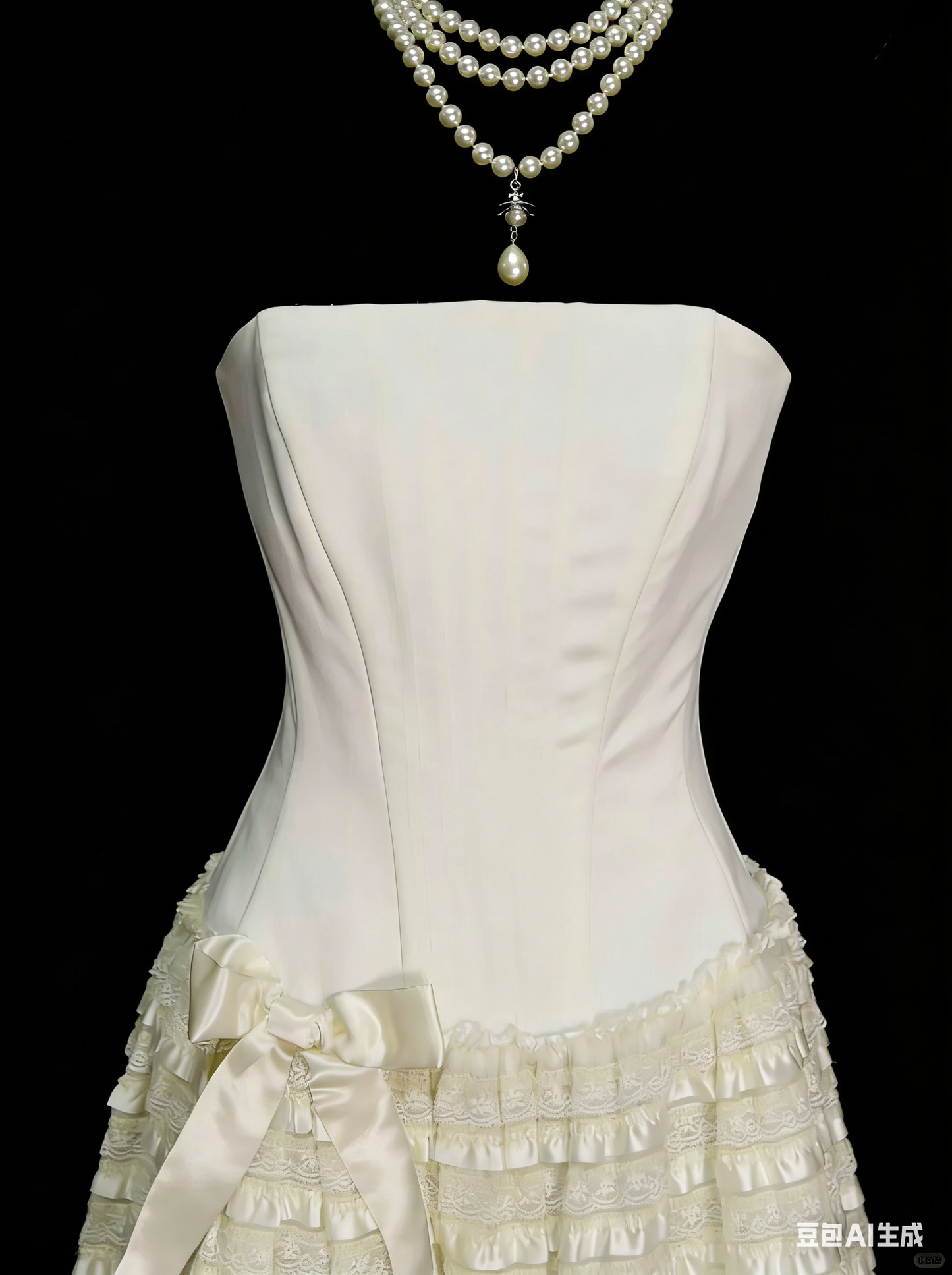 Robe de bal bustier unique en tulle abricot, longueur genou, inspirée des robes de bal des années 2000, N1445
