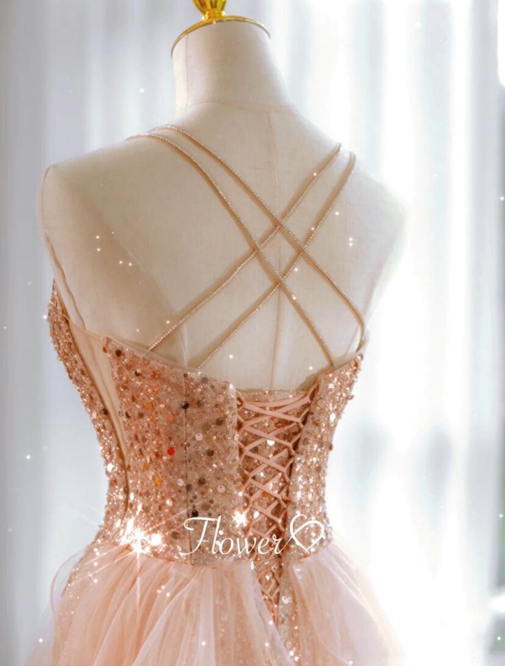 Luxury Evening Dresses Train Bride Beach Party Gold Sequins Douber Straps Prom Dresses Formal Gowns AB520