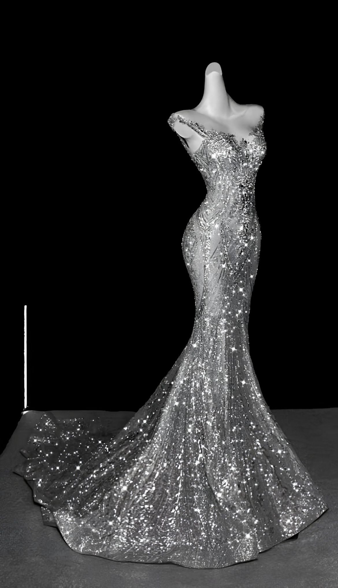Robes de bal élégantes sirène magnifiques, robe de soirée scintillante, tapis rouge, robe de soirée longue N4042