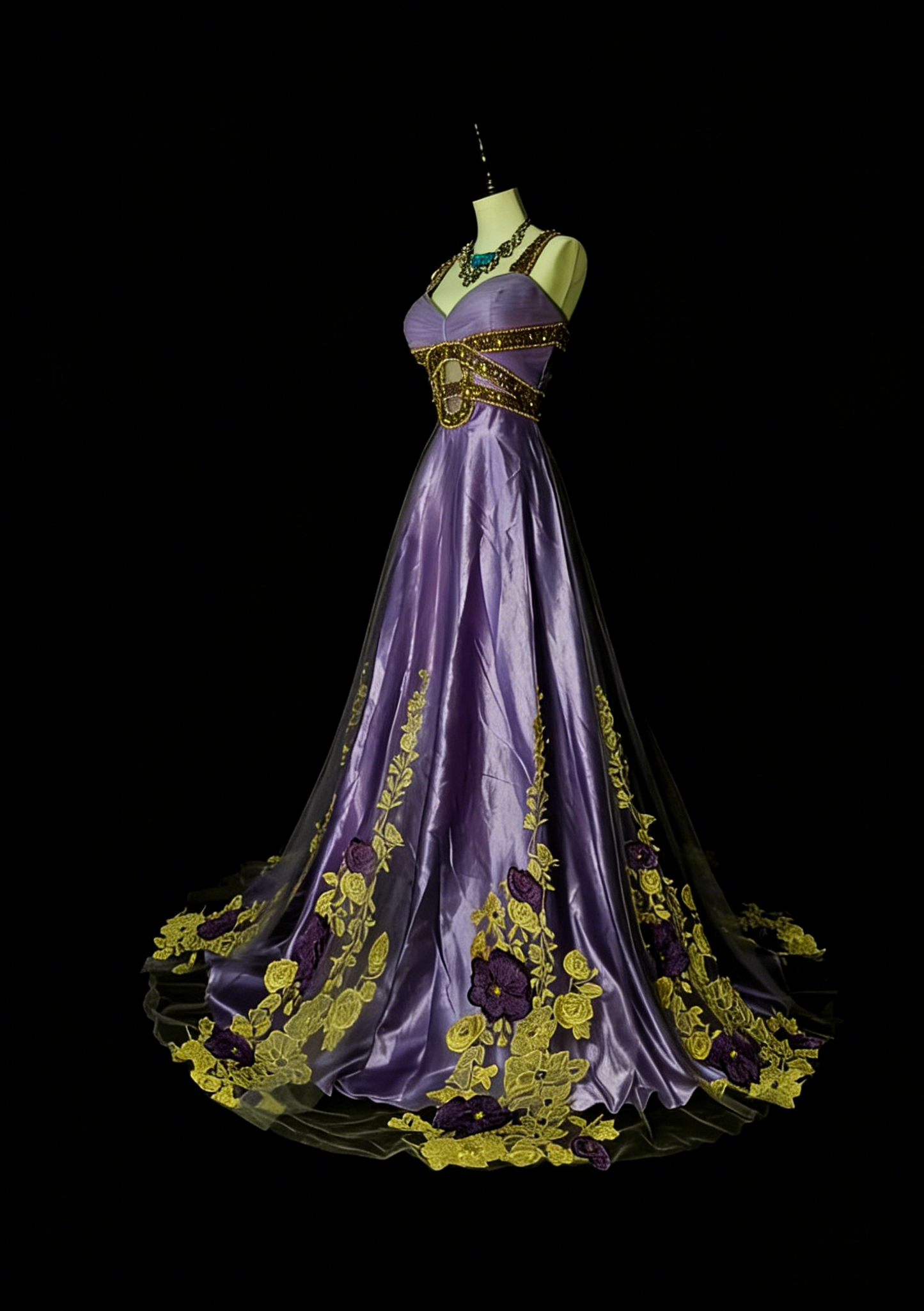 Retro-A-Linien-Abendkleid mit Spaghettiträgern, weinrotem Satin, ärmellos, 70er-Jahre-Stil, langes formelles Abendkleid N1487