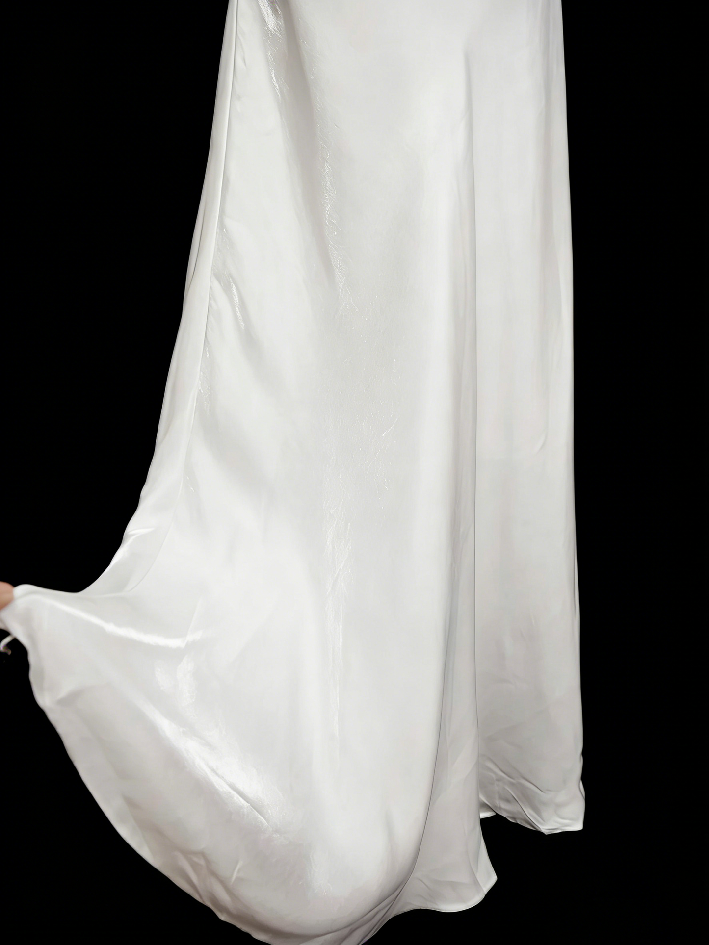 Robe de soirée sirène vintage à fines bretelles, style années 80, 70, 90, blanche, longue, idéale pour les bals de fin d'année ou les remises de diplômes (N1148)