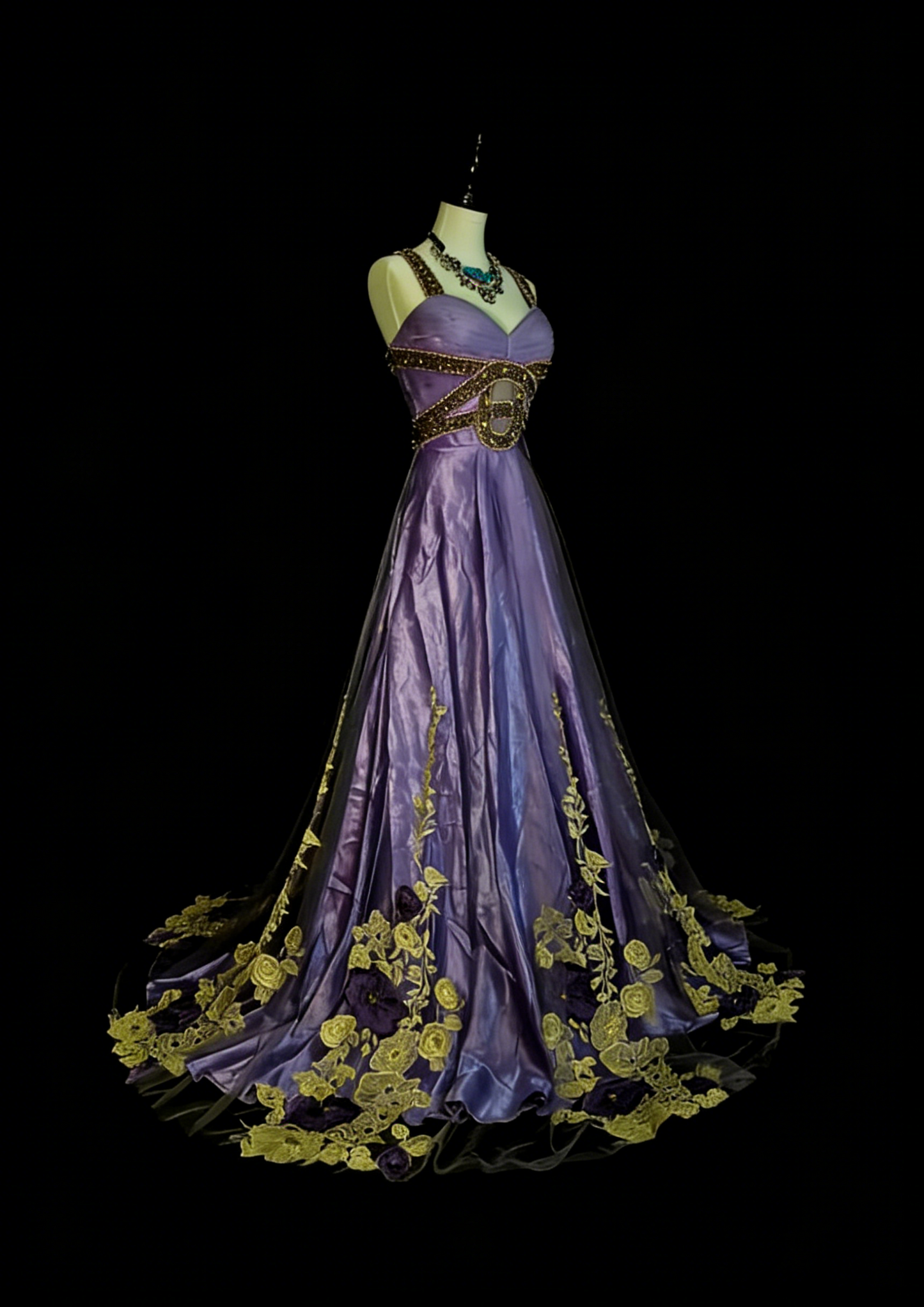 Retro-A-Linien-Abendkleid mit Spaghettiträgern, weinrotem Satin, ärmellos, 70er-Jahre-Stil, langes formelles Abendkleid N1487