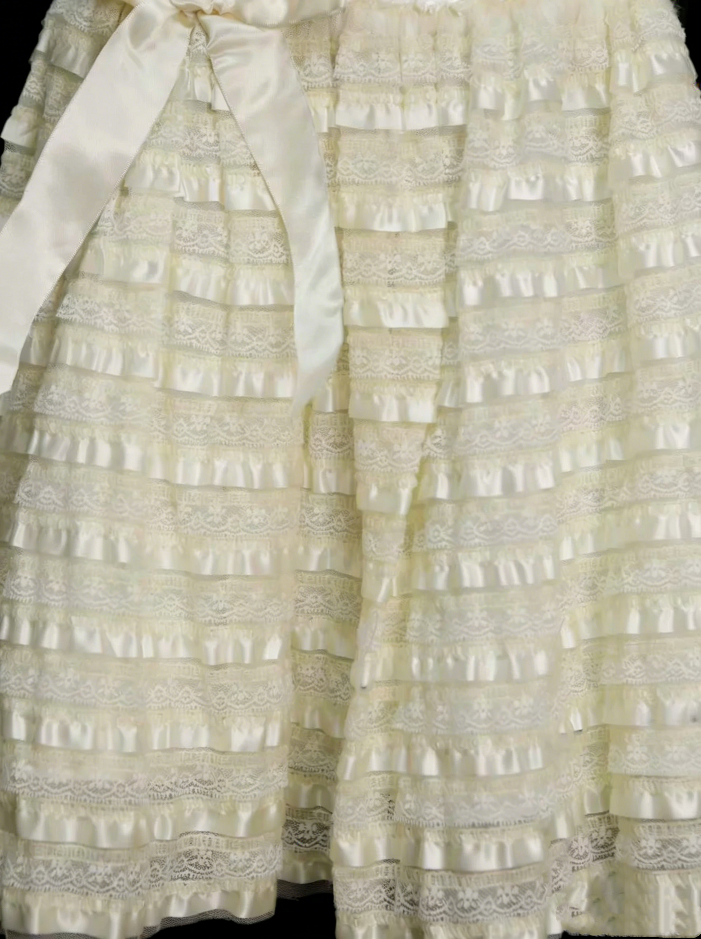 Robe de bal bustier unique en tulle abricot, longueur genou, inspirée des robes de bal des années 2000, N1445