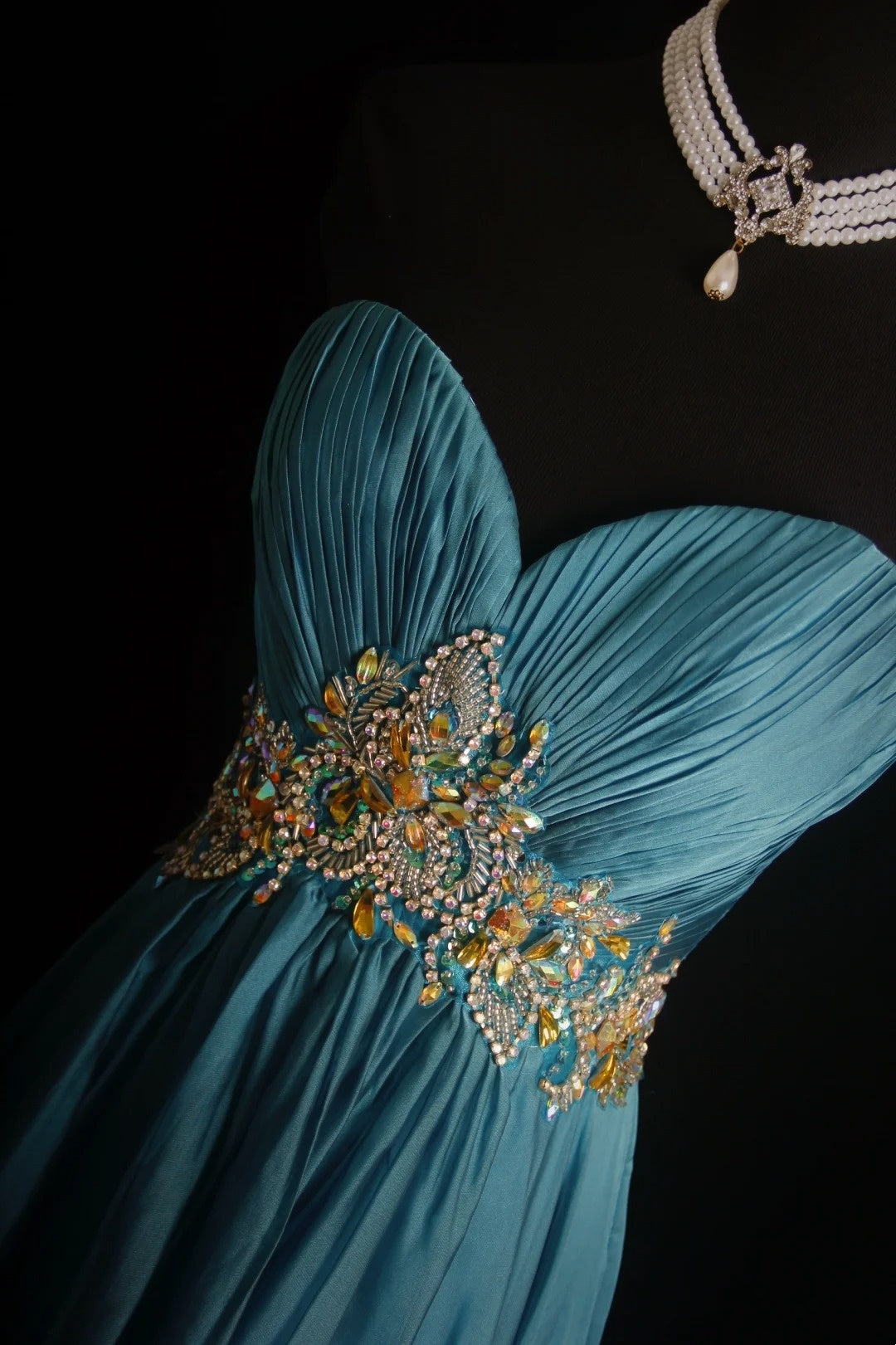Robe de bal longue rétro en mousseline, coupe trapèze, décolleté cœur, style années 2000 - Inspiration pour une tenue de 19e anniversaire - Robe de soirée N503