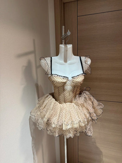 Mignonne robe de bal bustier tulle champagne soirée à Rio inspiration seniors idées de robes de bal de promo RB4029