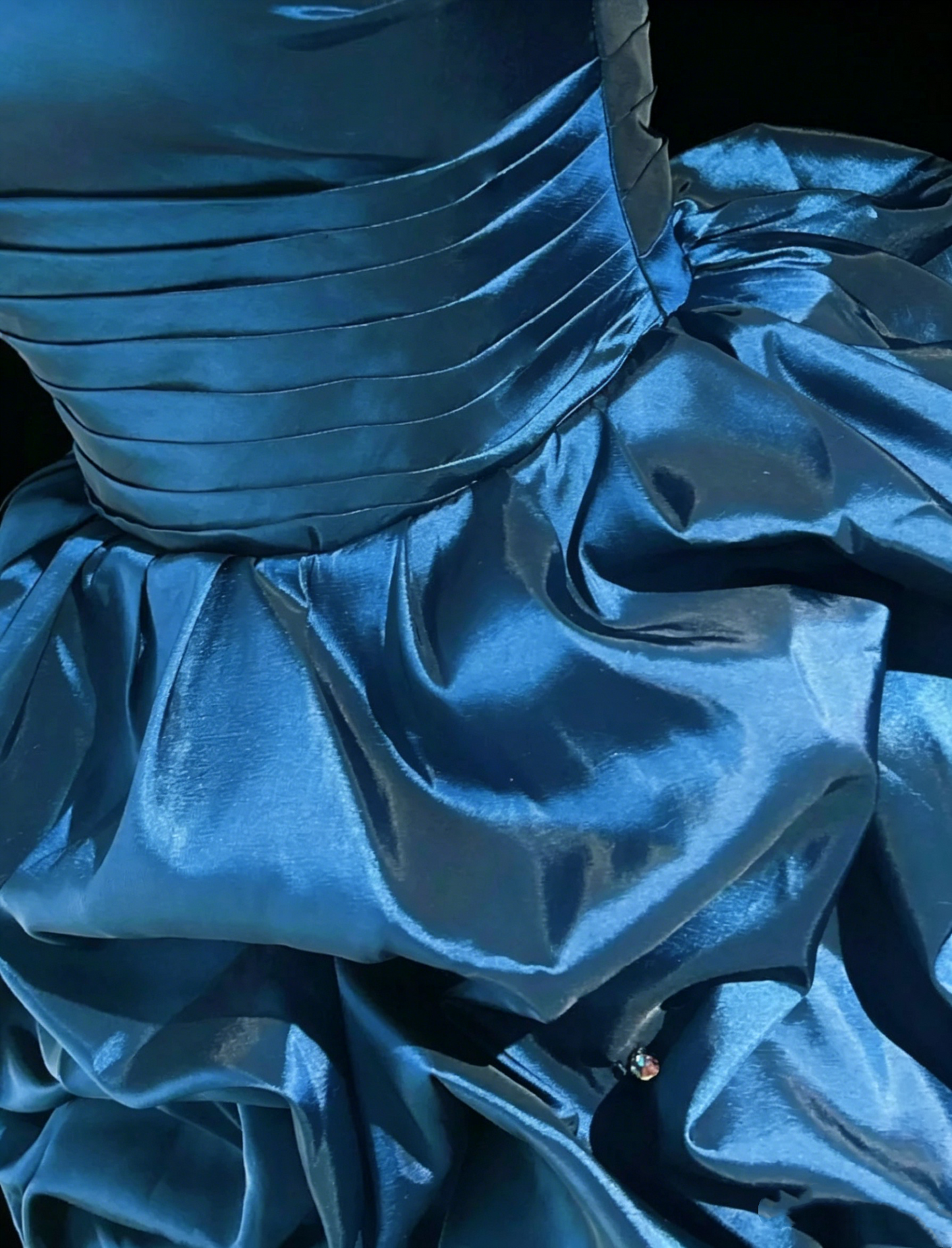 Glam Ballkleid Sweetheart Blaues Partykleid 17. Geburtstagskleid Heimkehrkleider N3810