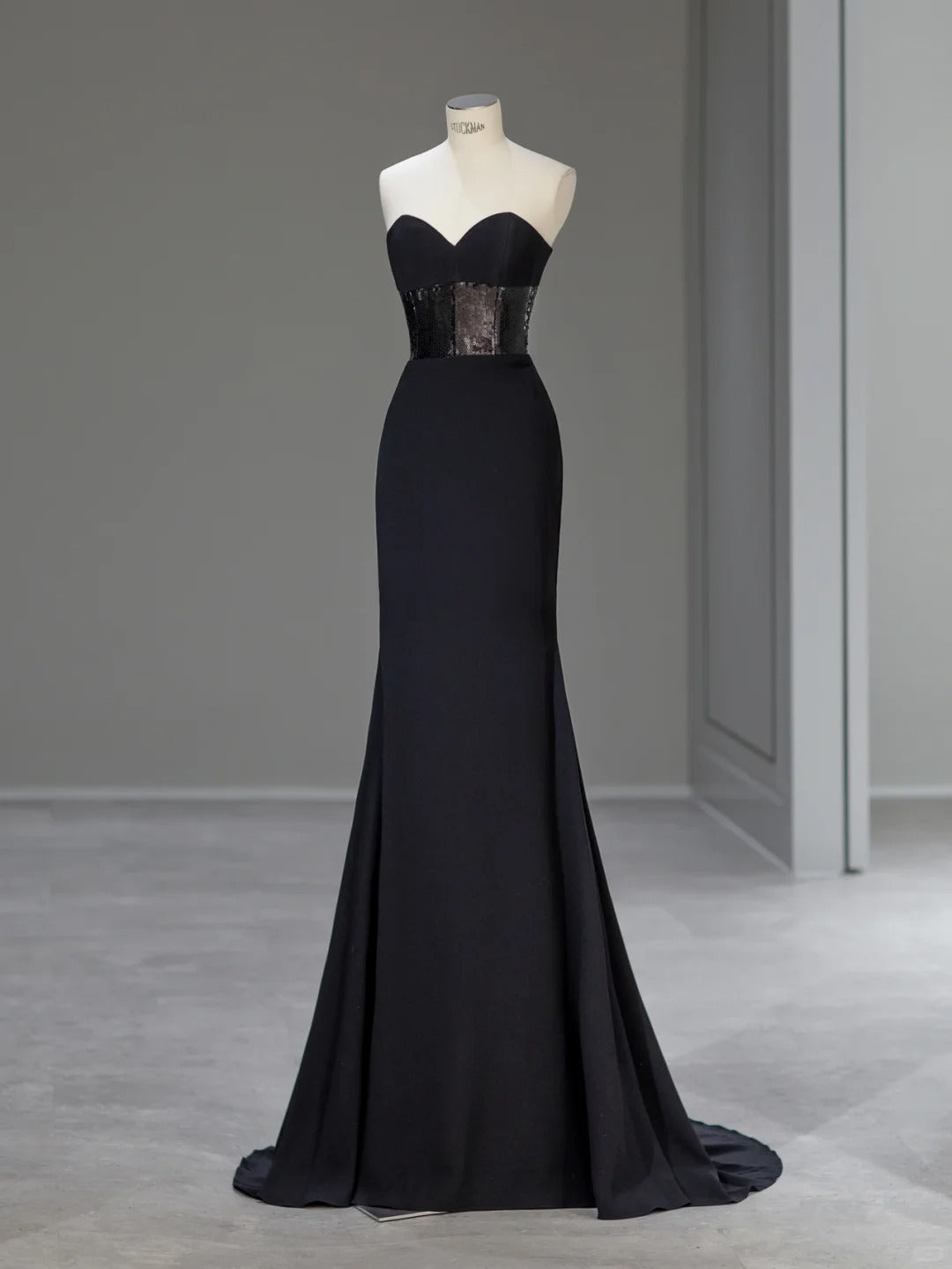 Beautiful Mermaid Sweetheart Black Tie Dress Long Prom Dresses Inspo Formal Outfits RB3993