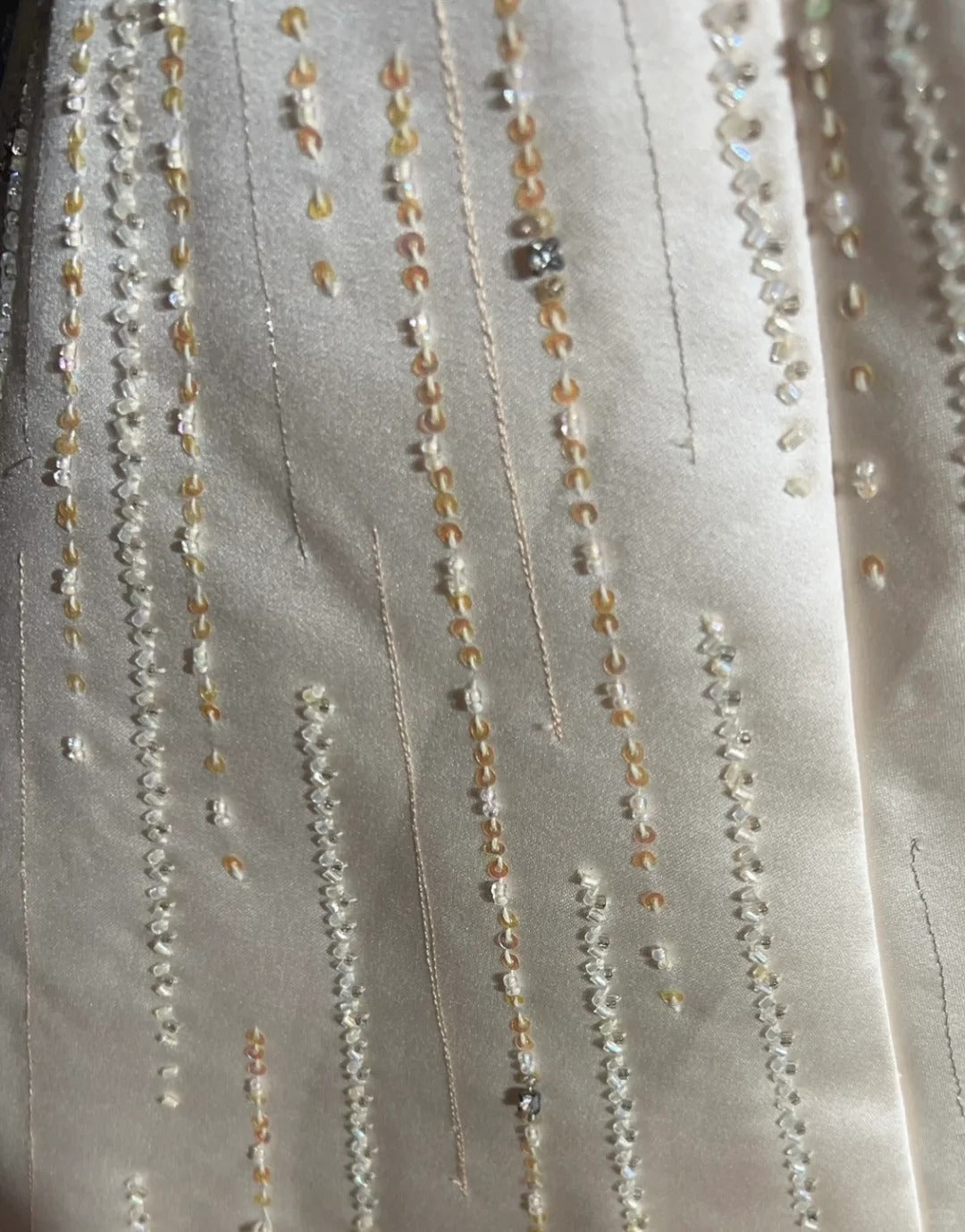 Robes de mariée vintage années 20 style sirène sans bretelles avec perles pour jardin d'été longue robe de mariée N3683