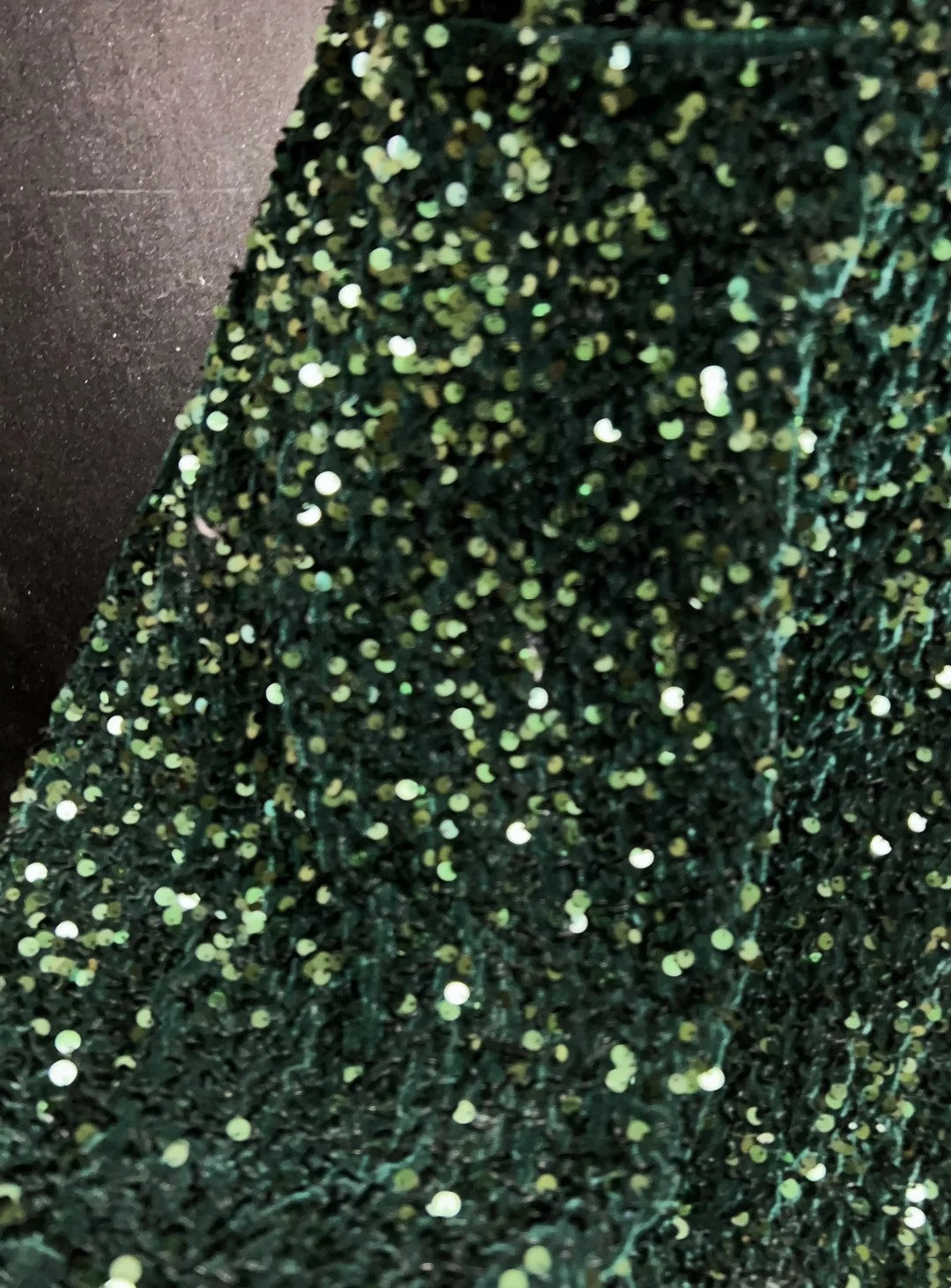 Robe de bal vintage en cœur vert foncé à sequins Y2K Années 2000 Mini robes de retour à la maison N3108