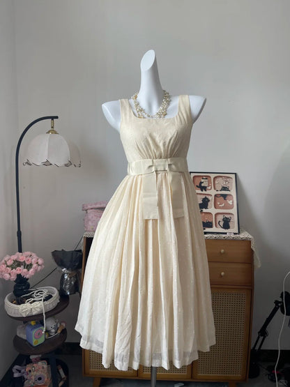 Vintage A Line Square Neck Champagne Chiffon Knee Length 16th Birthday Homecoming Dress Graduation Outfit RB6788