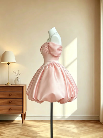 Hübsche Outfit-Ideen für Teenager-Mädchen Mini Senior Inspo Kurzes rosa Ballkleid Geburtstagskleider Homecoming-Kleid RB3059