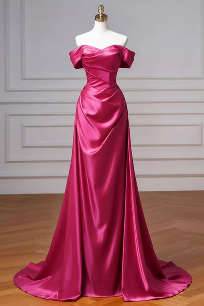 Marineblaues Ballkleid, schulterfreies Abendkleid mit abnehmbarer Schleppe, Modell N1853